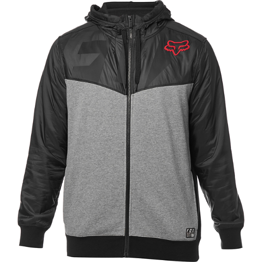 FOX AXLE ZIP FLEECE [BLACK]