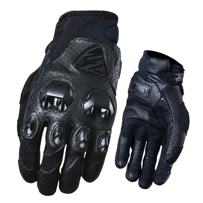 FIVE Stunt EVO Leather Air Gloves  Black