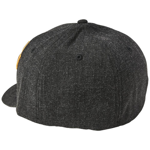FOX CLOUDED FLEXFIT 2.0 HAT [BLACK/GOLD]