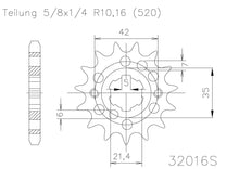 SPROCKET FRONT MOTO MASTER STEEL 14T KAWASAKI KLX450 KLX450R KX450F KX450X