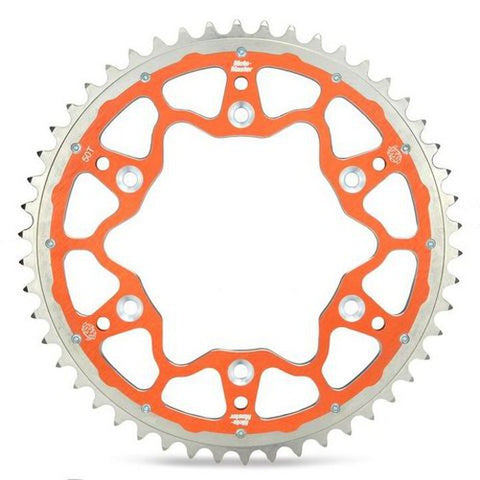 SPROCKET REAR MOTO MASTER FUSION DUAL RING 49T ORANGE GAS GAS HUSABERG HUSQVARNA KTM