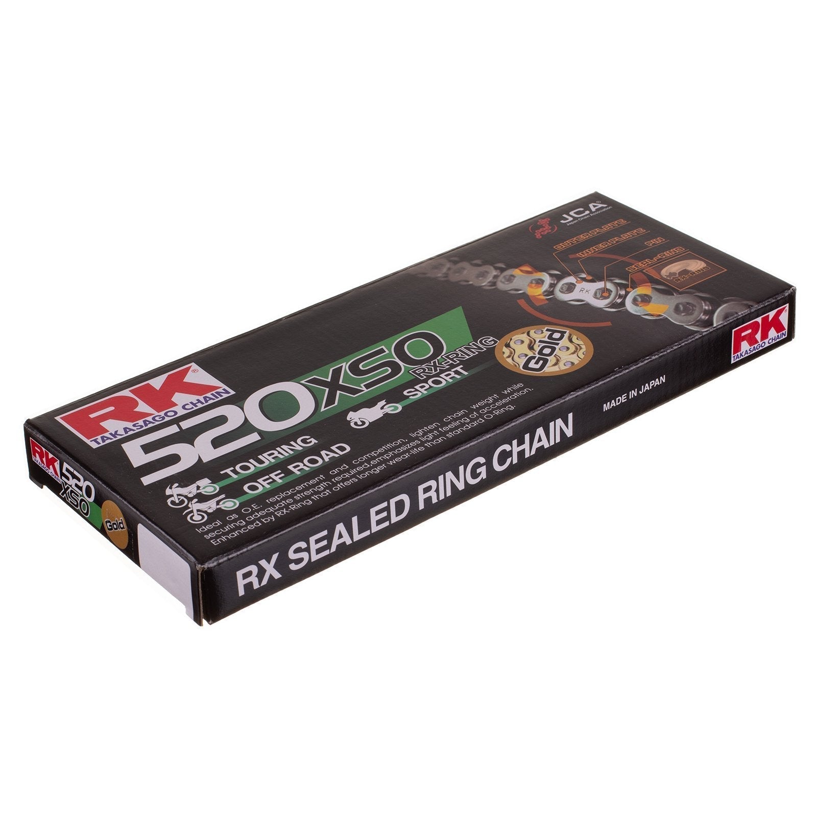 CHAIN RK GB520XSO x 112 GLD RX-RING