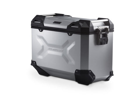 SW MOTECH TRAX ADVENTURE SIDE CASE RIGHT ALUMINUM 45L SILVER