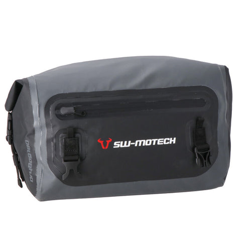 TAIL BAG SW MOTECH DRYBAG GREY BLACK 18L WEATHERPROOF