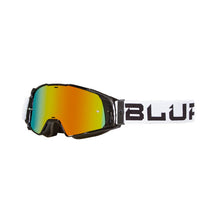 BLUR B-20 GOGGLE FLAT RUBY RED/WHT RAD-RED ADULT