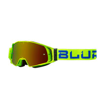 BLUR B-20 GOGGLE FLAT RUBY RED/WHT RAD-RED ADULT