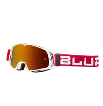 BLUR B-20 GOGGLE FLAT BLK/WHT RAD-RED ADULT
