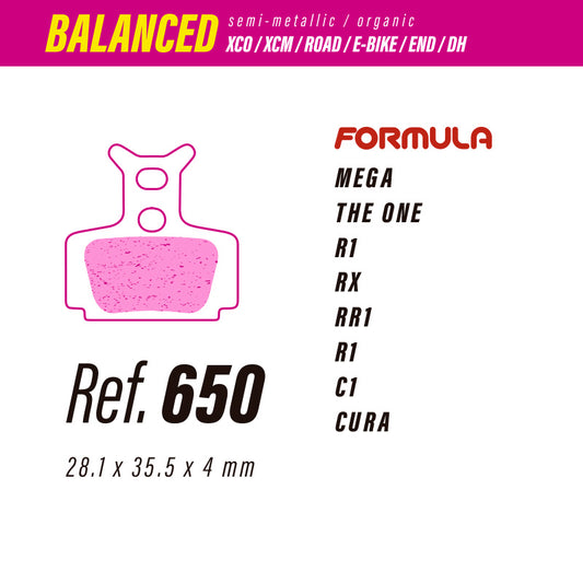Brake Pads Formula Mega The One R1 Rx Rr1 Cura