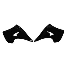 RADIATOR SHROUDS RTECH BLACK KAWASAKI KX125 03-10 KX250 03-08