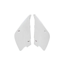 SIDE PANELS RTECH WHITE KAWASAKI KX100 04-13 KX85 98-13