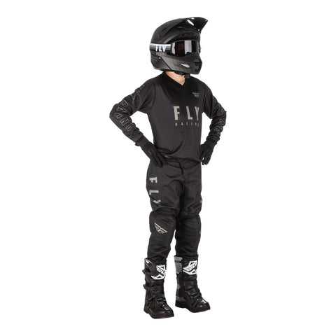 FLY 2022 F-16 YOUTH JERSEY - BLACK / GREY