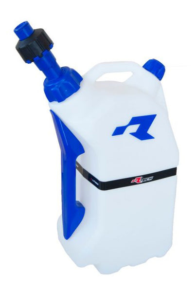 FUEL CAN RTECH 15 LITRE QUICK REFUELING FITS INTO R15 STAND FOR EASY TRANSPORTATION  BLUE