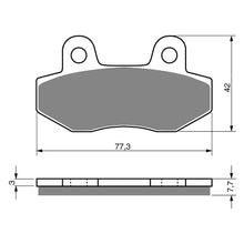 BRAKE PADS GOLDFREN SINTERED SPORTS GF011 - S3 ( PH27 )