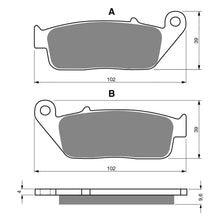 BRAKE PADS GOLDFREN SINTERED SPORTS GF014 - S3 ( PH48 )