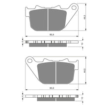 BRAKE PADS GOLDFREN SINTERED SPORTS GF274 - S3 ( PH339 )