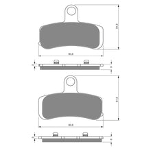 BRAKE PADS GOLDFREN SINTERED SPORTS GF275 - S3 ( PH398 )