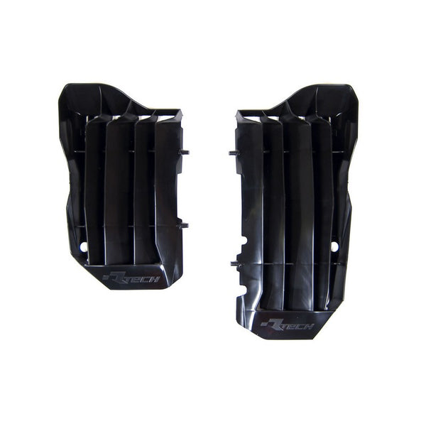 RADIATOR LOUVERS RTECH FULL COVERAGE & STRONGER THAN STOCK LOUVER CRF450R CRF450RX 17-20 BLACK