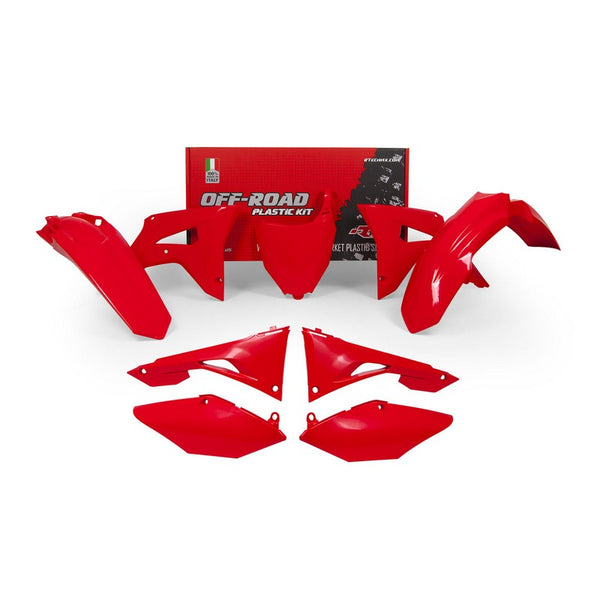 PLASTIC RTECH FRONT/REAR FENDER RADIATORSHROUD SIDEPANEL AIRBOX COVER&FRONT NUMBERPLATE CRF450R 250R