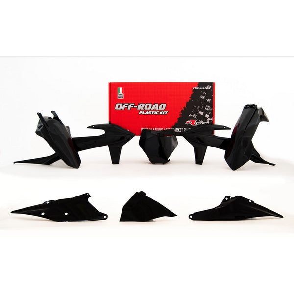 PLASTICS KIT RTECH {INCLUDES FRONT & REAR FENDERS RADIATOR SHROUDS SIDEPANELS AIRBOX COVERS}