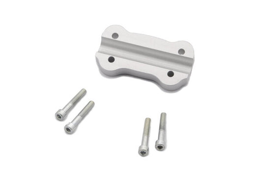 HANDLEBAR BAR RISER SW MOTECH 22MM HANDLEBARS SILVER KAWASAKI VERSYS 650 06-14