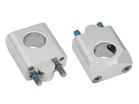 HANDLEBAR MOUNT PSYCHIC FATBAR UNIVERSAL CONVERT STD MOUNT 22MM TO TAPER MOUNT 28MM&RAISES THEM 25MM