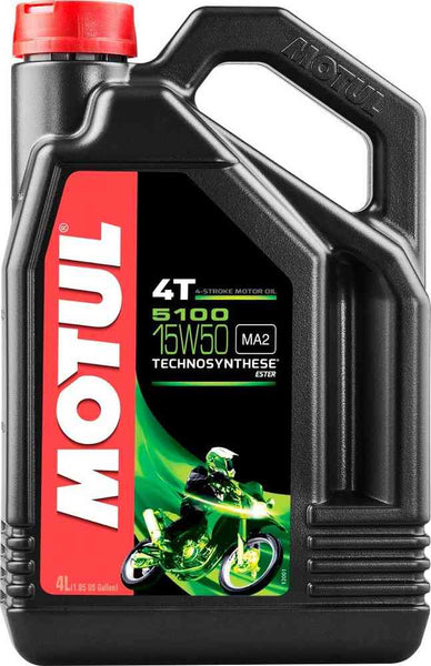 Motul 5100 4T 15W50 Semi Synthetic Oil 4L