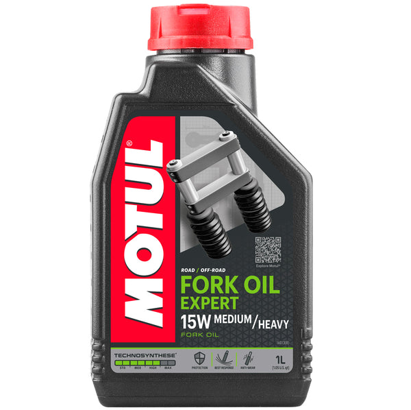 Motul Expert Medium/Heavy 15W Semi Synthetic Fork Oil 1L