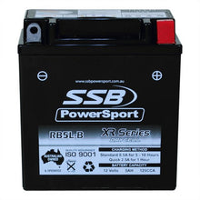 MOTORCYCLE AND POWERSPORTS BATTERY (YB5L-B) AGM 12V 5AH 125CCA BY SSB HIGH PERFORMANCE
