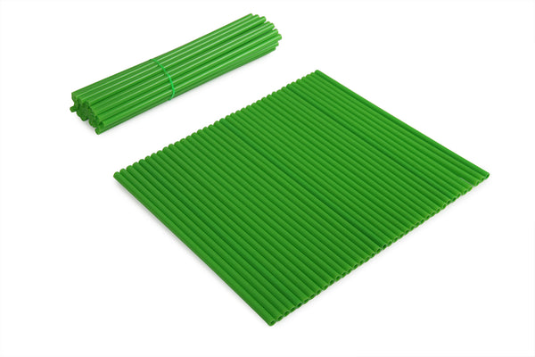 SPOKE WRAP SET FRONT AND REAR RHK FLURO GREEN