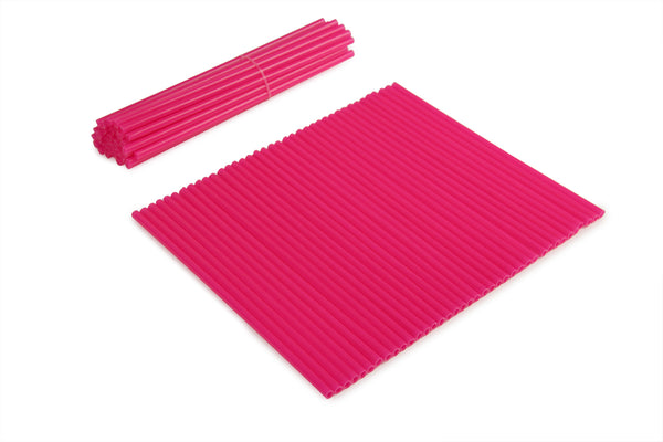 *RHK SPOKE WRAP SET FRONT AND REAR PINK
