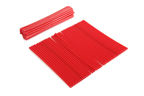 *SPOKE WRAP SET FRONT AND REAR RHK RED