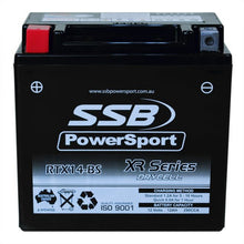 MOTORCYCLE AND POWERSPORTS BATTERY (YTX14-BS) AGM 12V 12AH 290CCA SSB HIGH PERFORMANCE