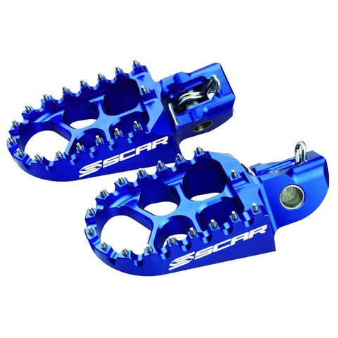 FOOTPEGS SCAR EVOLUTION HONDA KAWASAKI BLUE