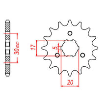 SPKT FRONT OE STEEL 1324  #520