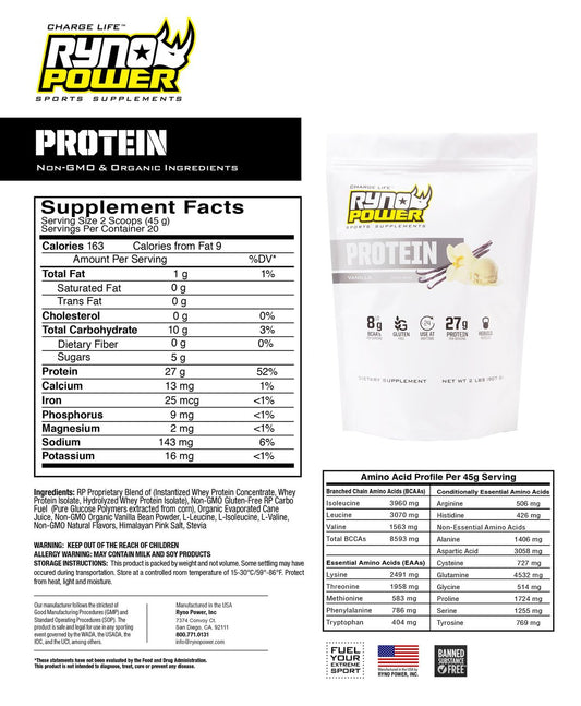 Protein Premium Ryno Power Whey Vanilla Powder