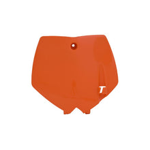 NUMBER PLATE RTECH ORANGE KTM 65 SX 02-08
