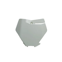 NUMBER PLATE RTECH WHITE KTM SX SX-F XC XC-F