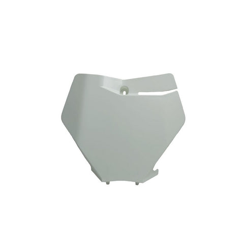 NUMBER PLATE RTECH WHITE KTM SX SX-F XC XC-F