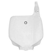 NUMBER PLATE RTECH WHITE KAWASAKI KX100 04-13 KX85 01-13 SUZUKI RM100 04-13