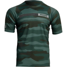 Jersey Thor Mtb Mx Assist Camo Green Medium
