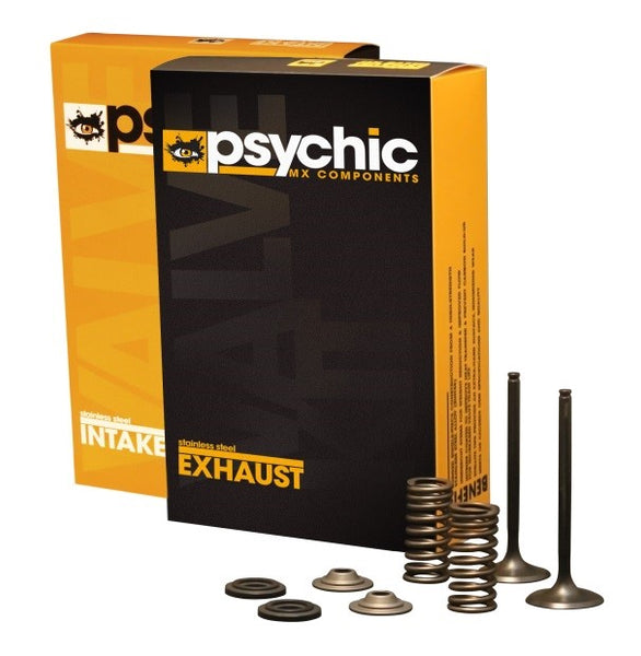 *INLET VALVE KIT PSYCHIC MX INCLUDES 2 VALVES 2 SPRINGS RETAINERS & SEATS HONDA CRF150F 06-17