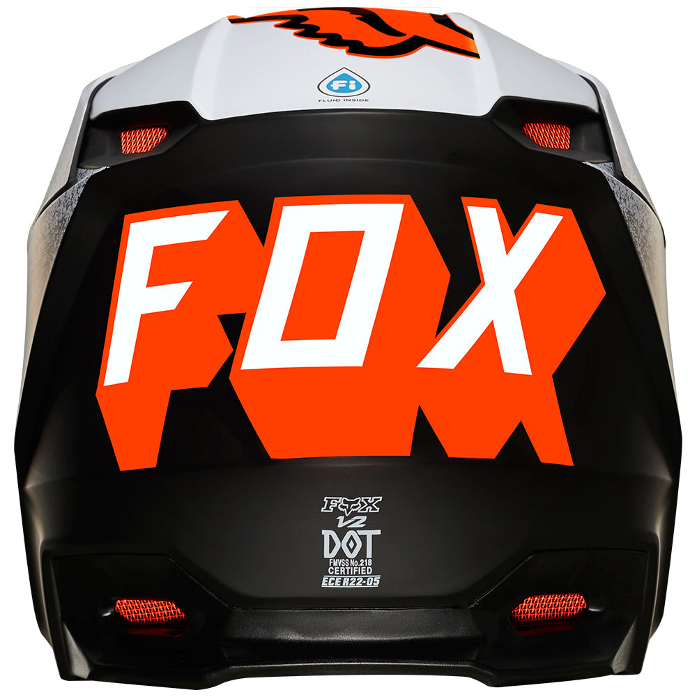 FOX YOUTH V2 BNKZ HELMET ECE [BLACK]