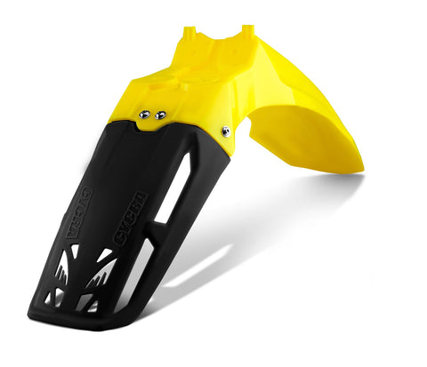 Cycralite Front Fender: Yell 10-17 RM-Z-250,2008-17 RM-Z-450
