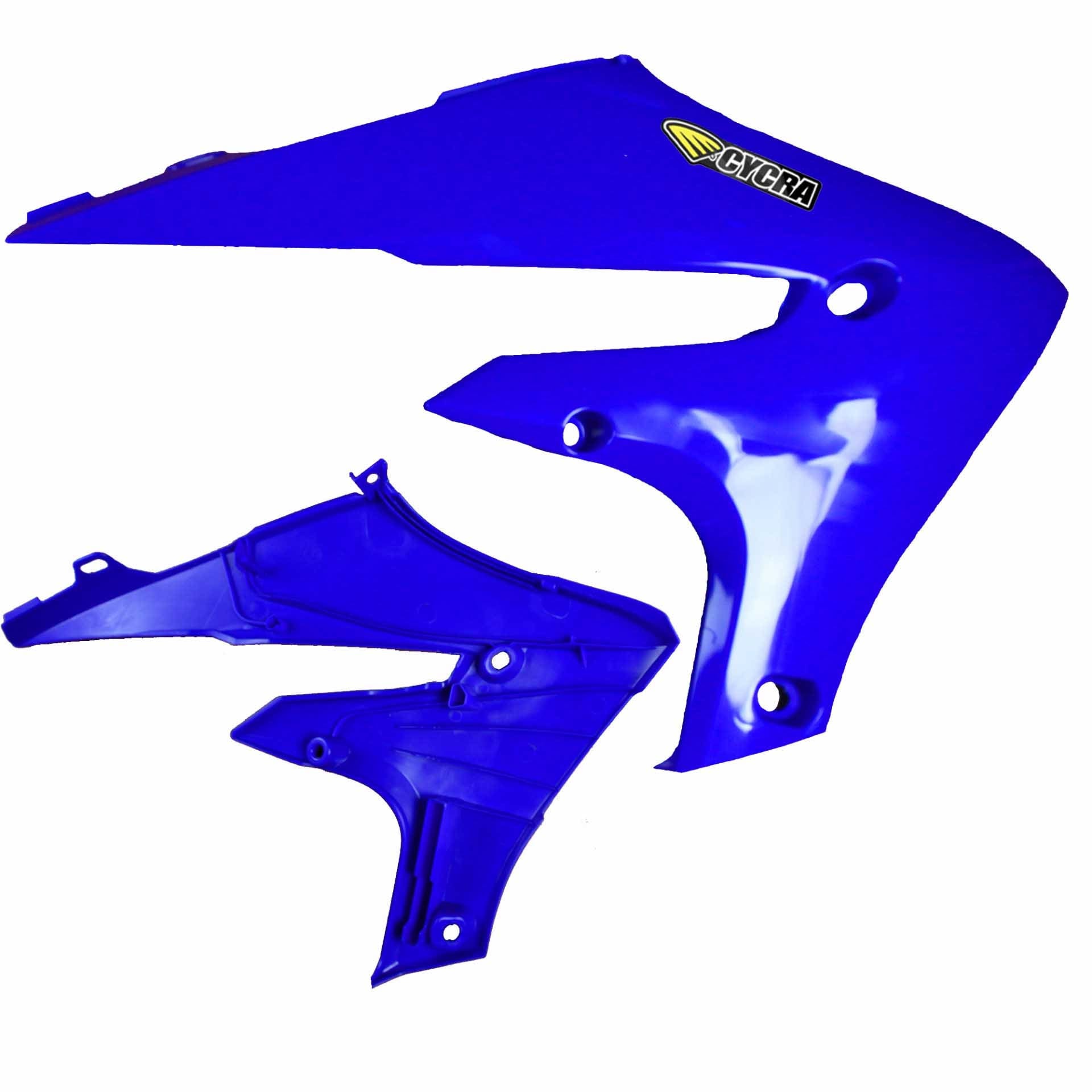 Cycra 2018 Yamaha Yz450F Powerflow Radiator Shrouds  Blu