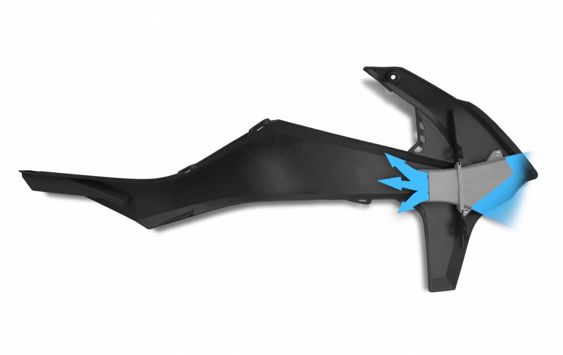 Cycra Powerflow Rad Shroud 16- Sxf Excf Blk