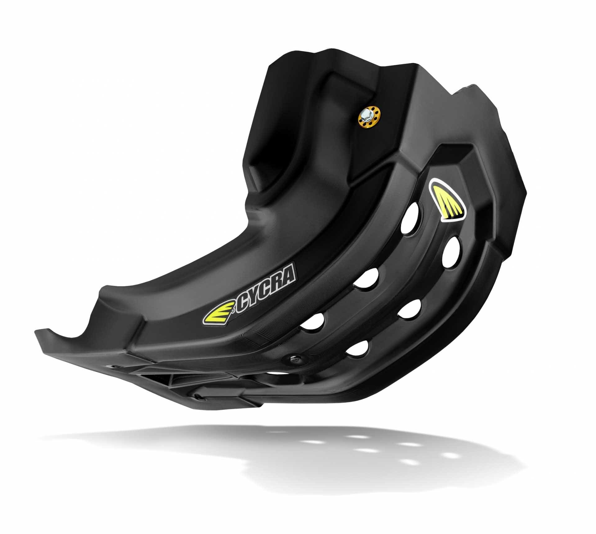 Cycra Full Armor Skid Plate: Black 2017 CRF450R