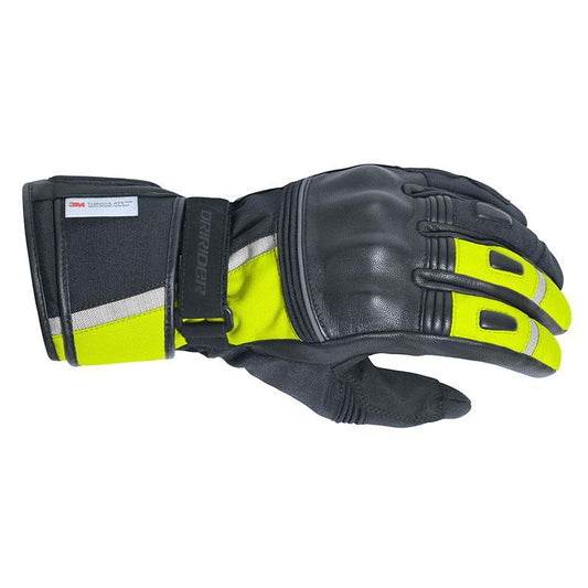 DRIRIDER HIGHWAY GLOVE - BLACK / YELLOW