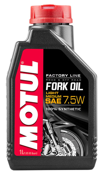 Motul Factory Line Light/Medium 7.5W Fully Synthetic Fork Oil 1L