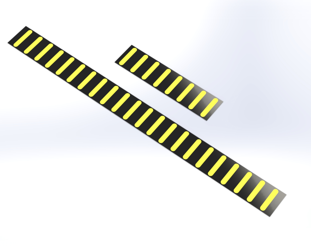 Pro Guard Sticker Rear Mini Yellow Rrp