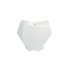NUMBER PLATE RTECH WHITE KTM SX SX-F XC XC-F